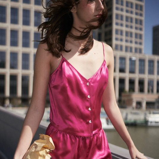 Pink Edition | Silk Camisole Set#