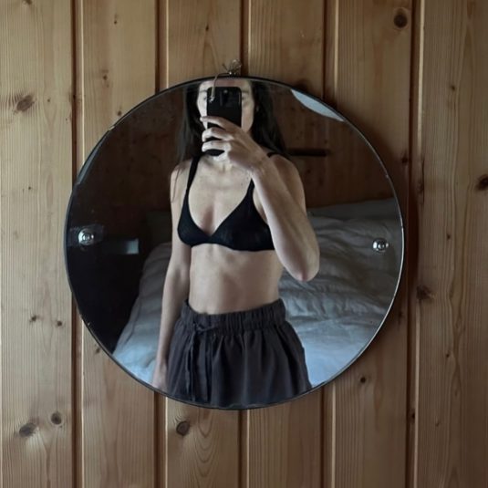 Translucent Bra In Licorice#